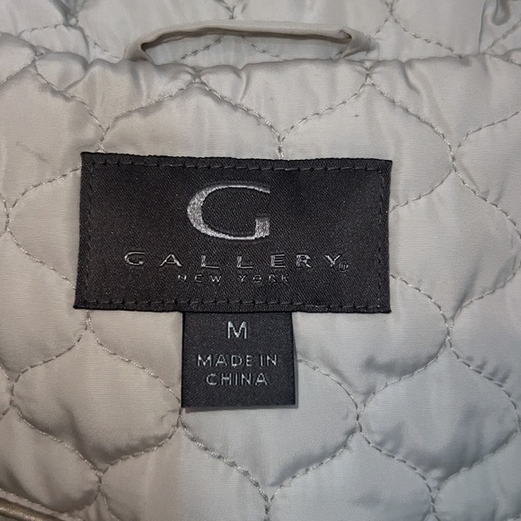 Galley - Silver / White Womens Coat - Medium - Picture 4 of 11